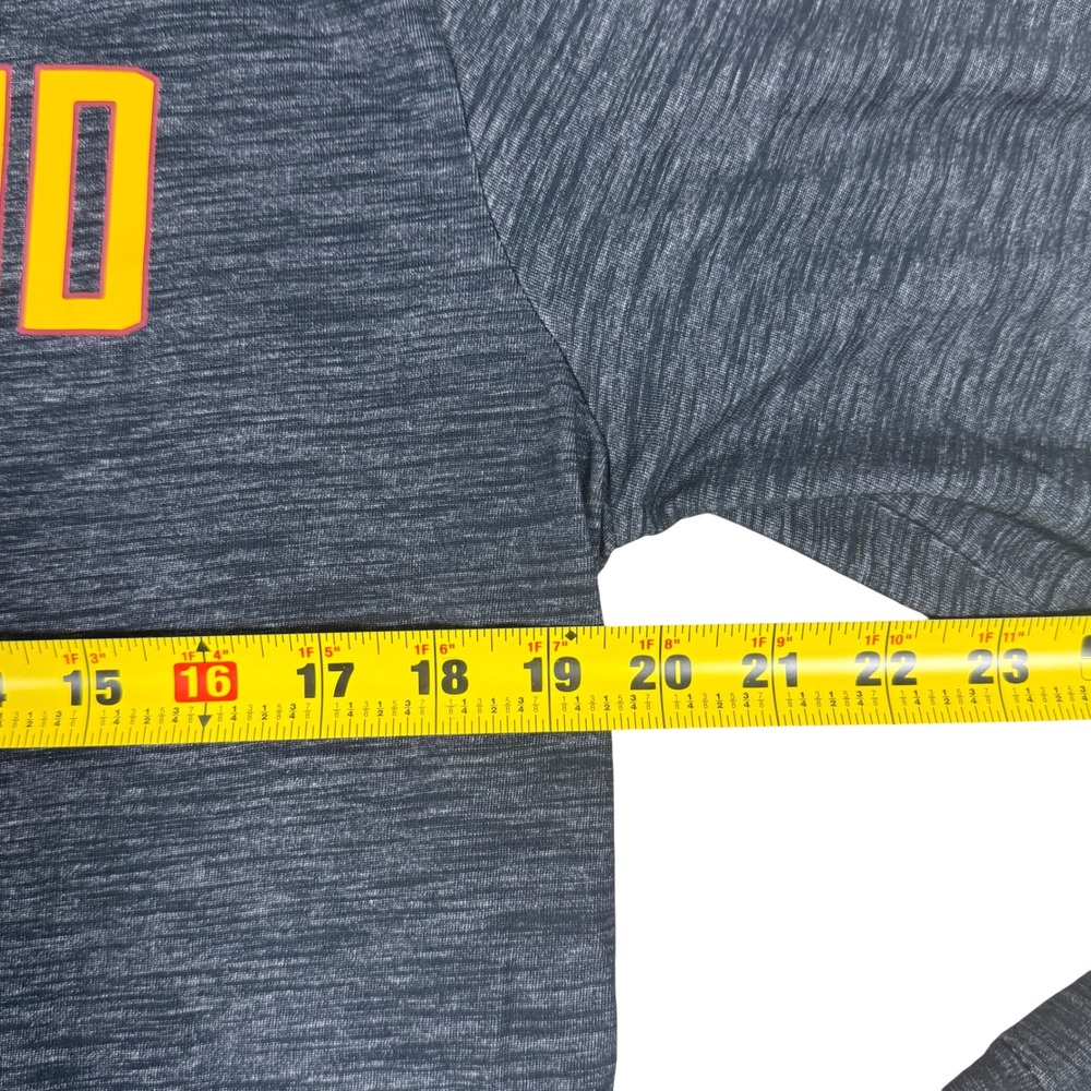 Nike Cleveland Cavaliers Long Sleeve Shirt Men's Large NBA Dri-Fit Gray Training - Picture 7 of 9